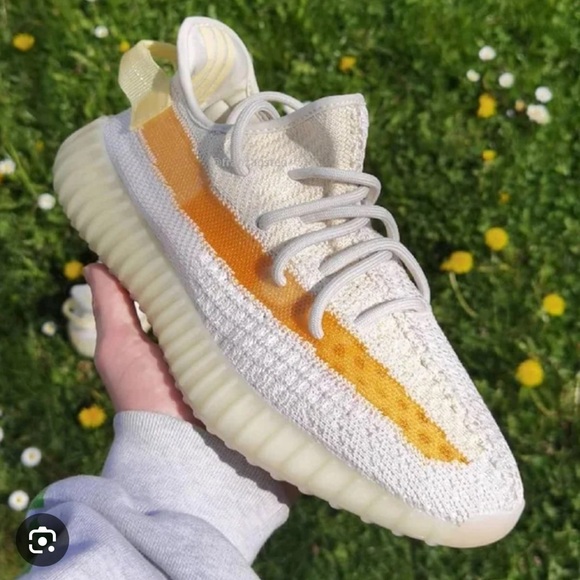 Adidas Yeezy Boost 350 V2 Cream and Orange TURN ORANGE IN SUN